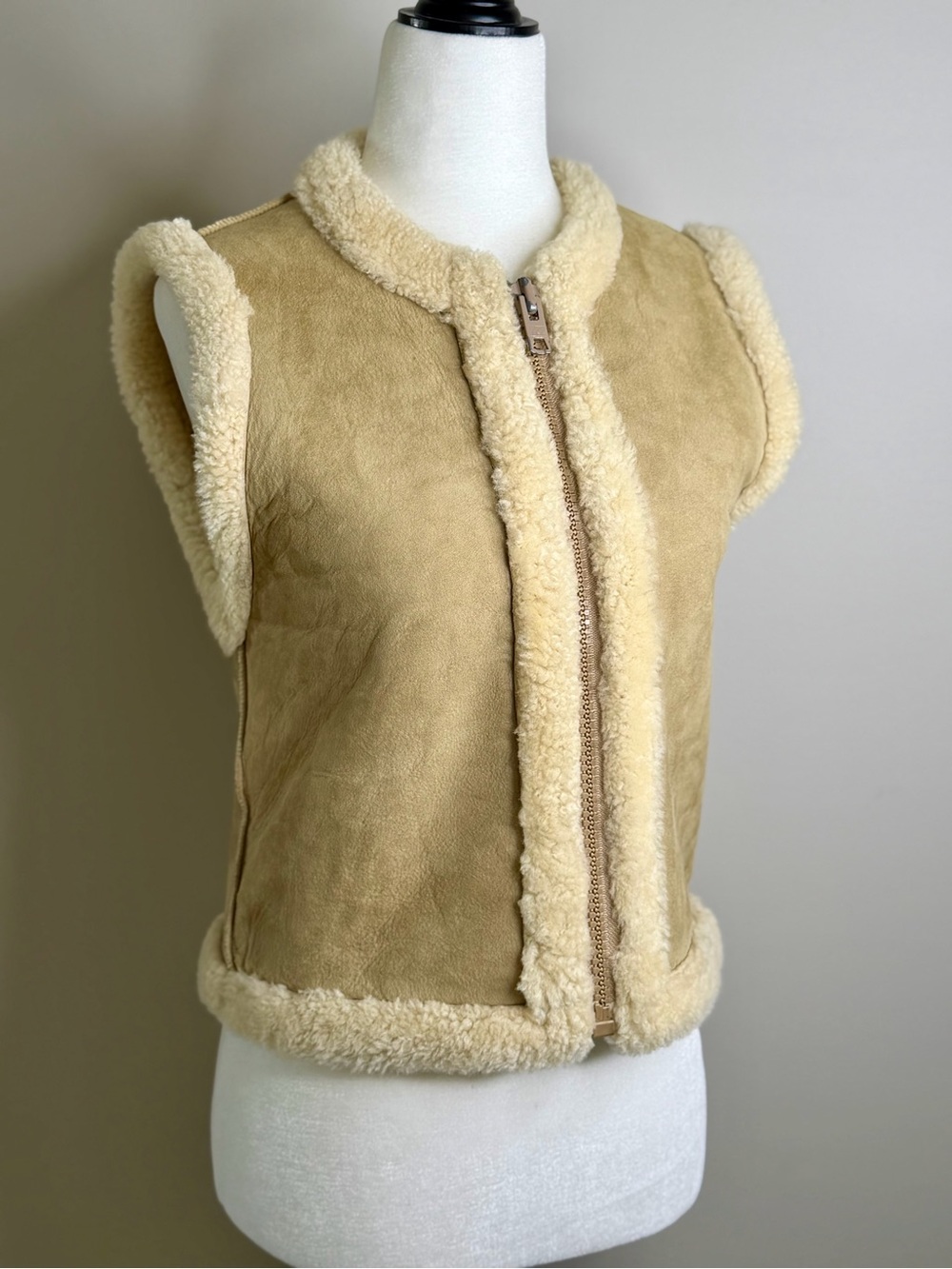 1970’s Knight Tailors Ltd New Zealand Sheepskin Vest - Small